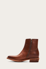 Billy Inside Zip Bootie - Caramel / 7.5 - Pre-Loved