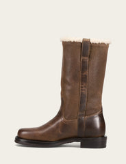 Campus Low Heel Mid Shearling Boot