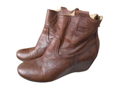 Brown booties - Pre-Loved