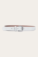 30mm Suede Belt W/ Contrast Stitching