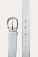 30mm Suede Belt W/ Contrast Stitching