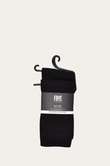 Bamboo Boot Sock 2 Pack - Black