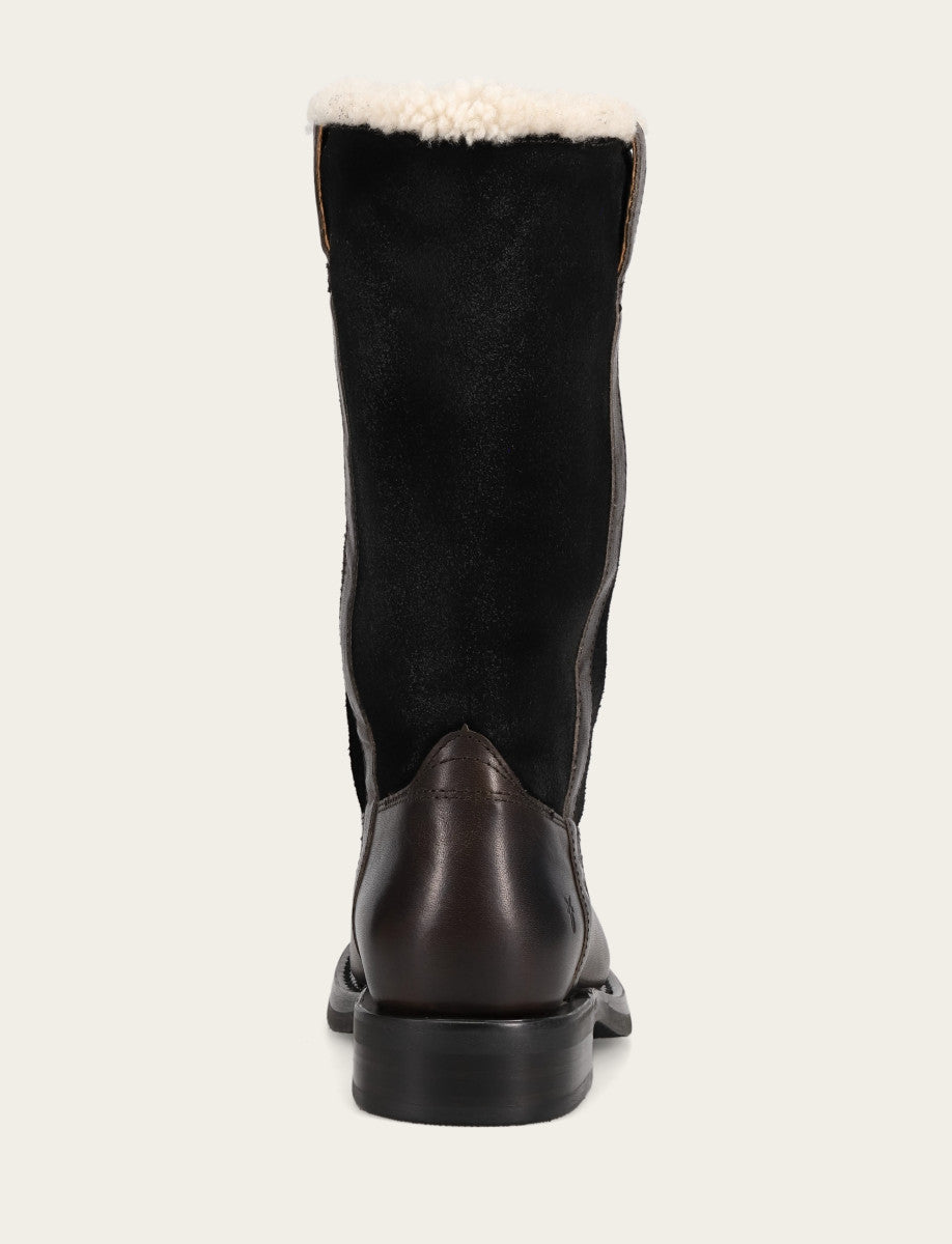 Campus Low Heel Mid Shearling Boot