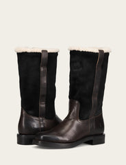 Campus Low Heel Mid Shearling Boot