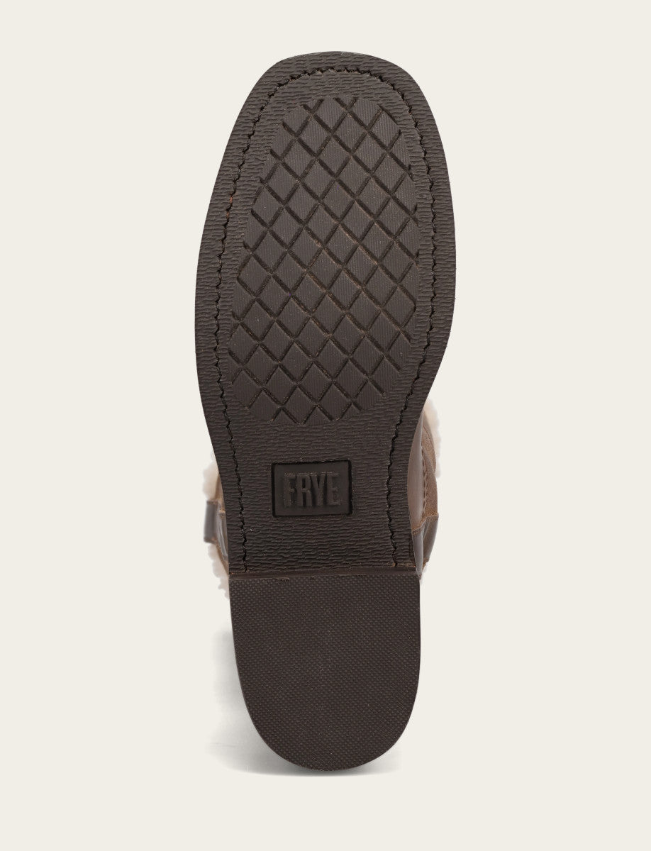 Campus Low Heel Mid Shearling Boot