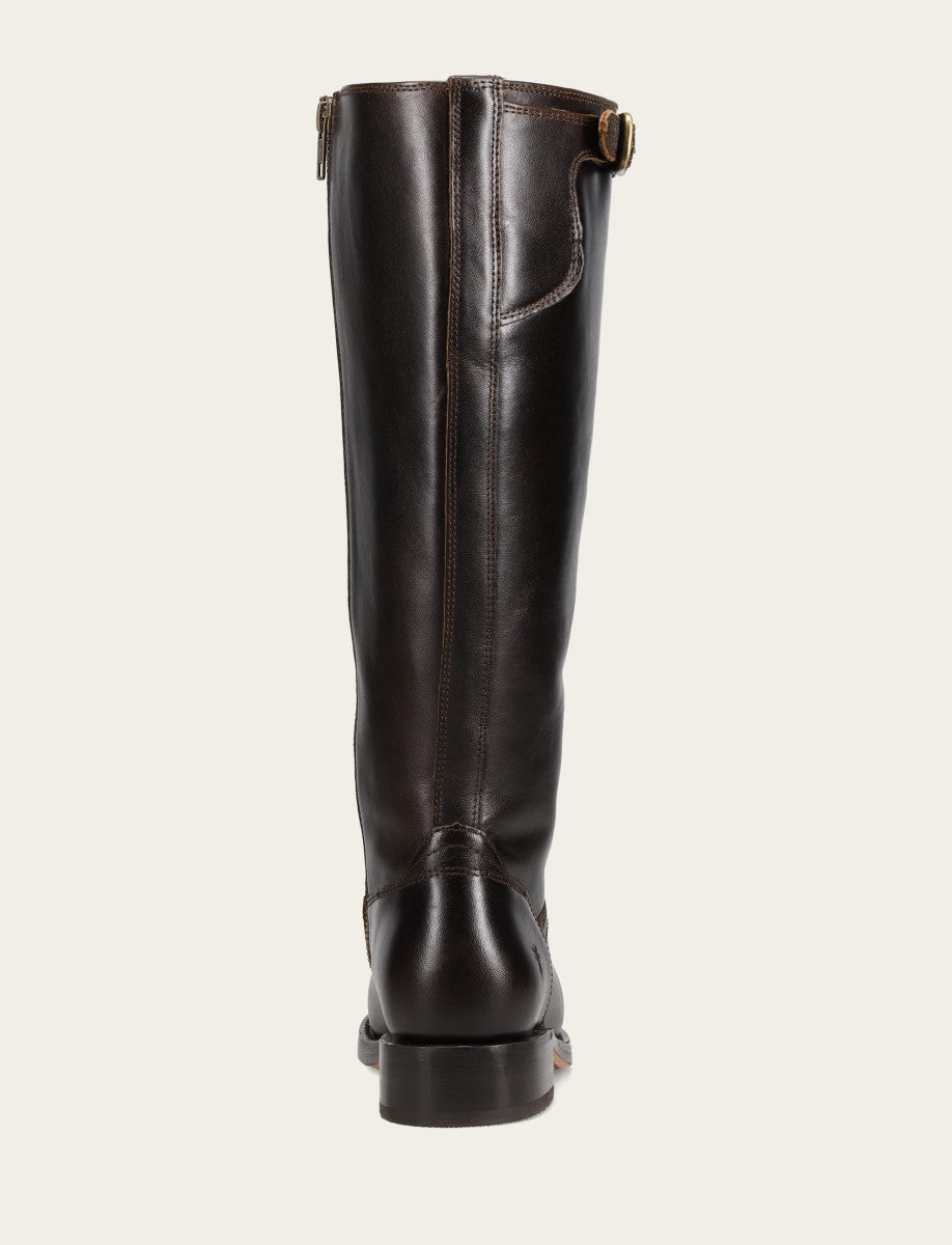 Campus Low Heel Tall Riding Wide Calf