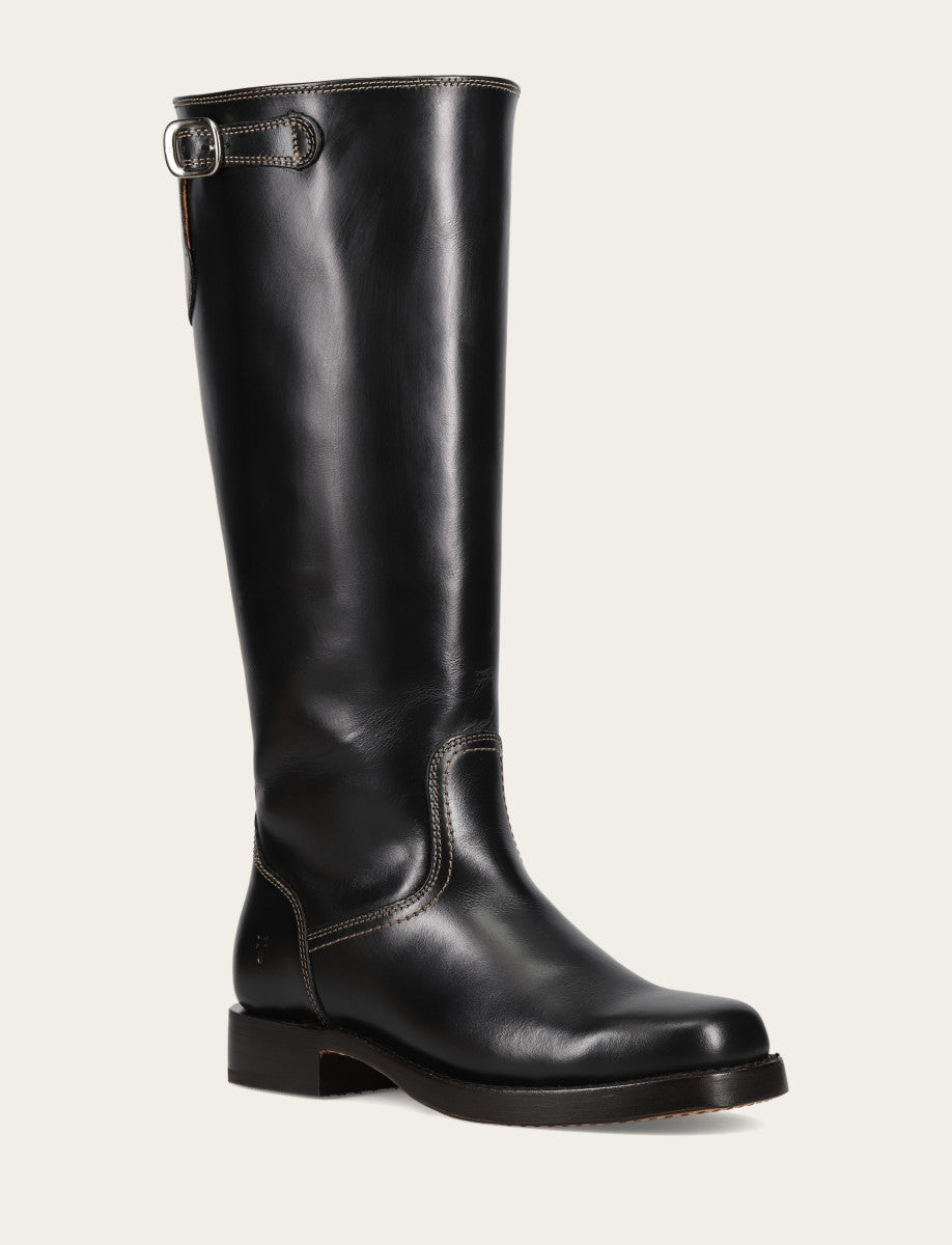 Campus Low Heel Tall Riding Wide Calf