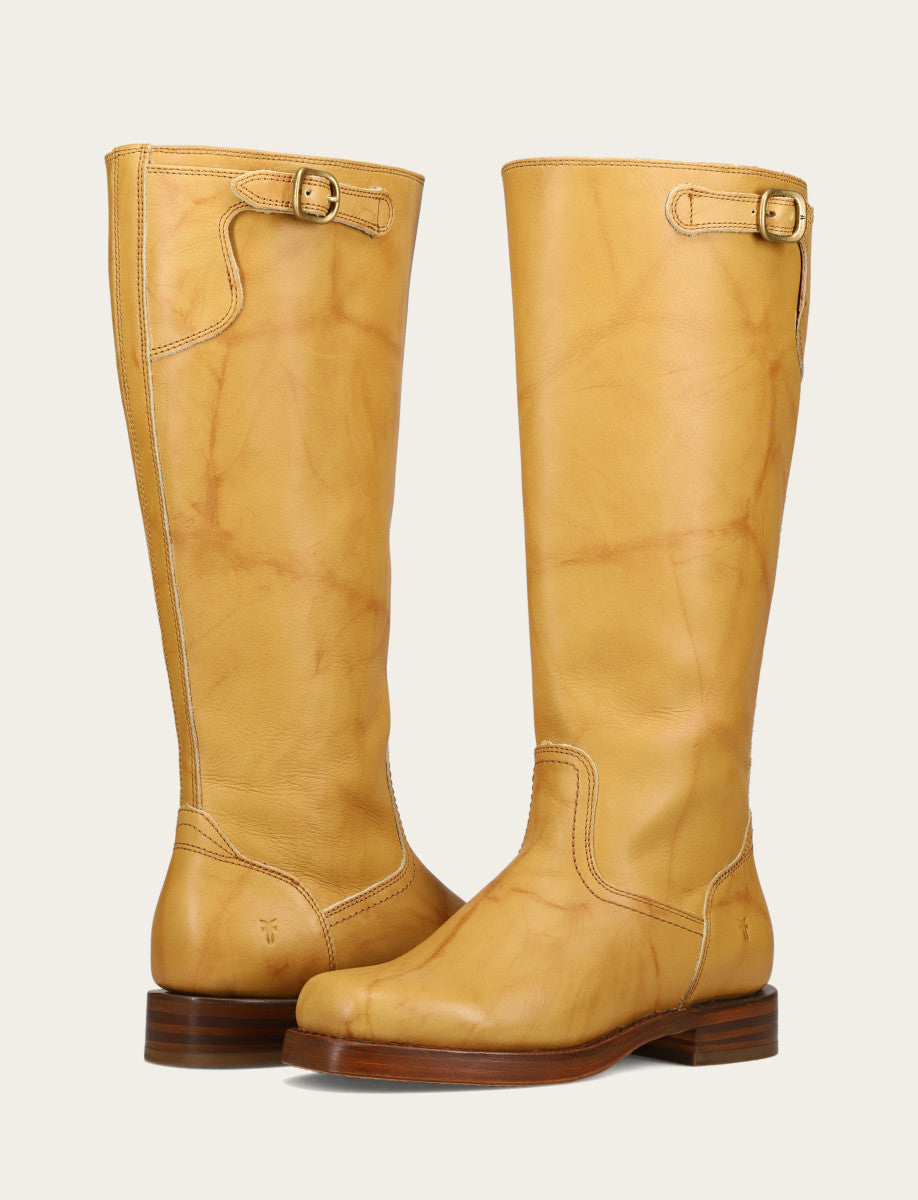 Campus Low Heel Tall Riding Wide Calf