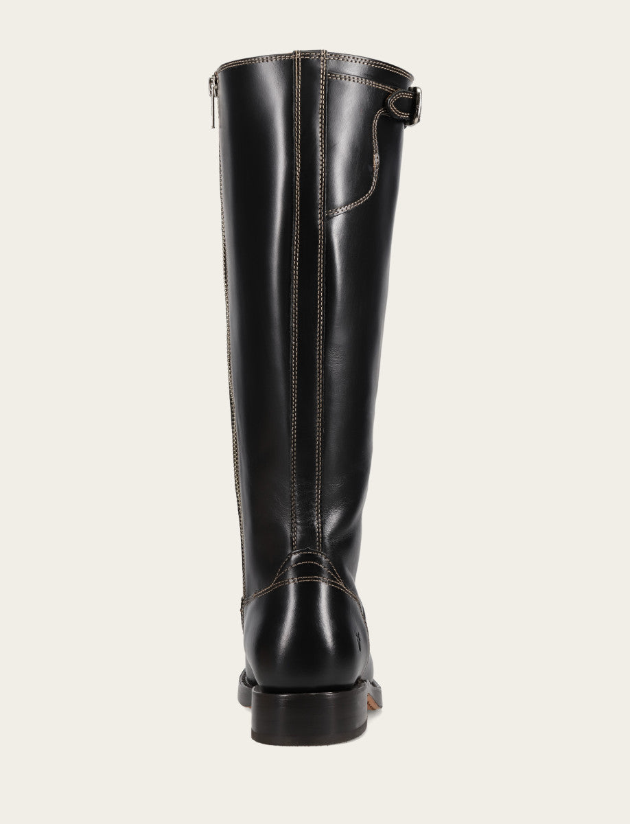 Campus Low Heel Tall Riding Wide Calf