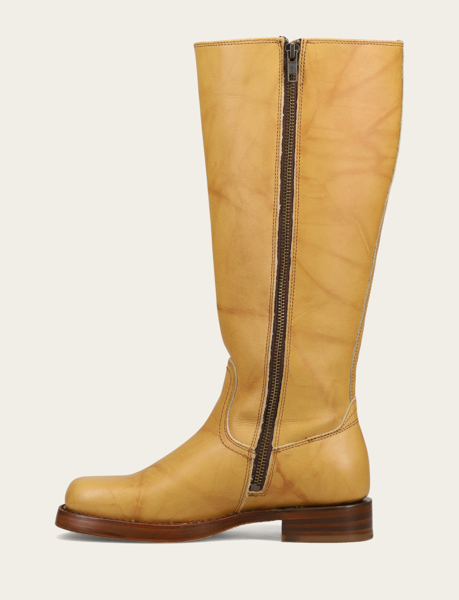 Campus Low Heel Tall Riding Wide Calf