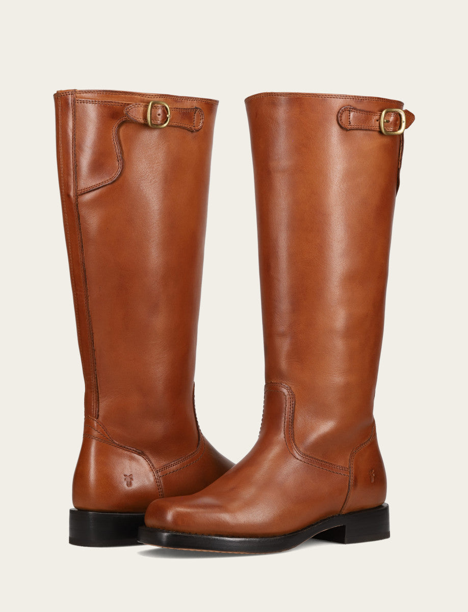 Campus Low Heel Tall Riding Wide Calf