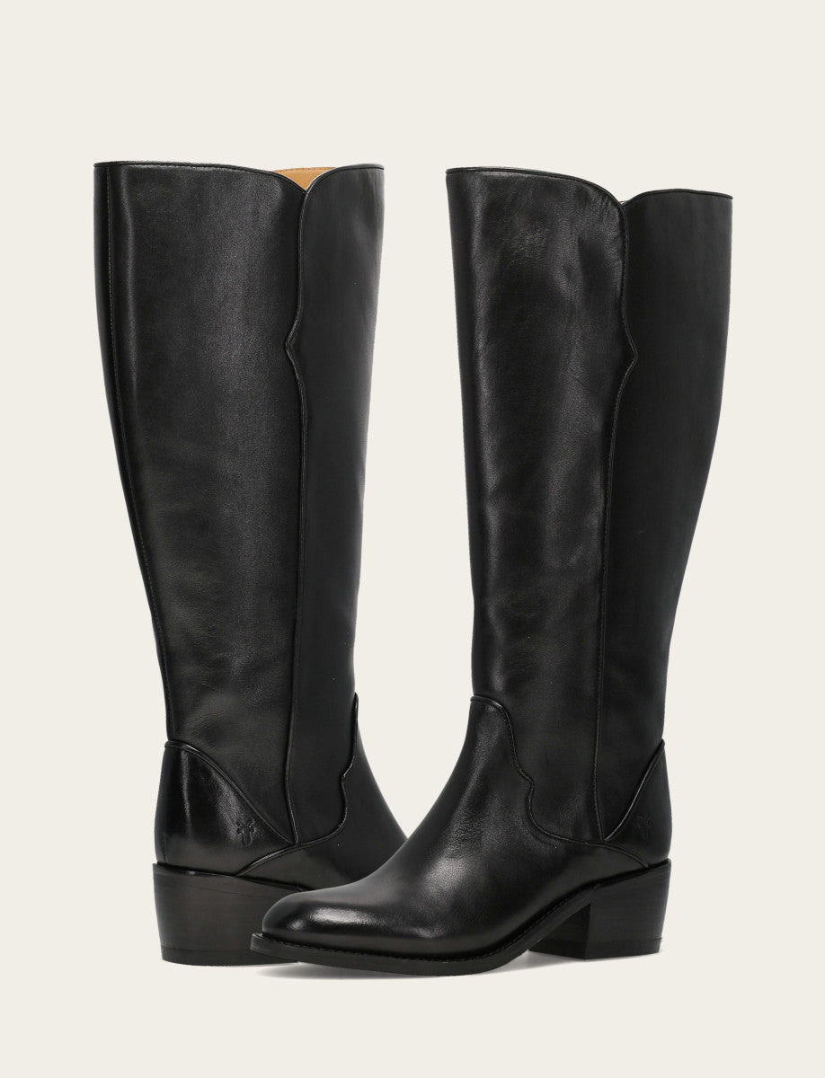 Carson 2 Piping Tall Wide Calf