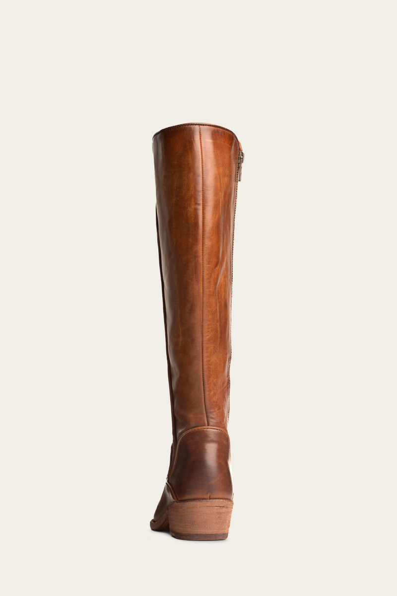 Carson Piping Tall Wide Calf - Frye Found